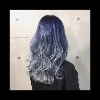 ロング カラー 及川シゲル 髪質改善講師のヘアスタイル