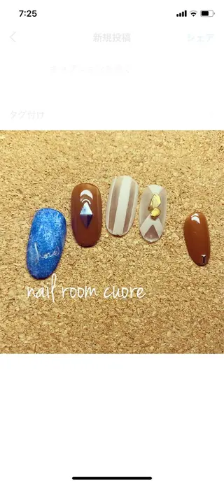 ネイル nail room  cuore所属・松尾 典子のネイルデザイン
