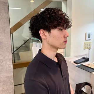 メンズ 谷昂将　メンズ梅田 /パーマ/毛流れのヘアスタイル