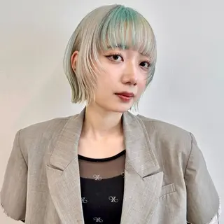 ショート カラー ハイトーンカラー/ さらさのヘアスタイル