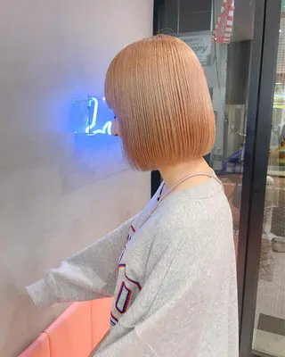 ショート Misaki /ボブ/縮毛矯正のヘアスタイル