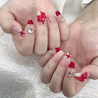 ネイル 長いだし/スカルプ/ パラシェルN.oneのネイルデザイン