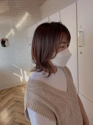 ミディアム ému エミュ　hair &spa所属・近藤 みゅうまのヘアスタイル