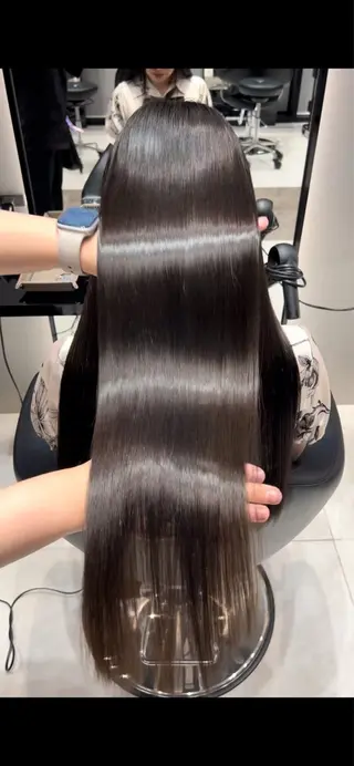 ロング ハルキミナトジャパン横浜所属・美髪矯正/髪質改善 /艶髪/千田理名🪞のヘアスタイル