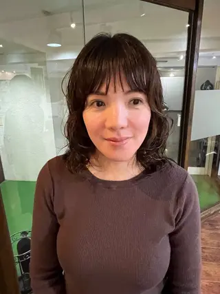 ミディアム heir studio Baretta所属・山本 銀次郎のヘアスタイル