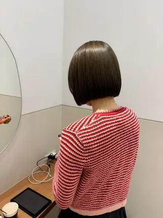 ミディアム カラー 透明感color🍃 Kurumiのヘアスタイル