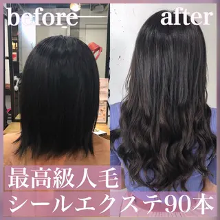 ロング カラー パーマ ヘアアレンジ アイブロウ 八巻 晴香のヘアスタイル