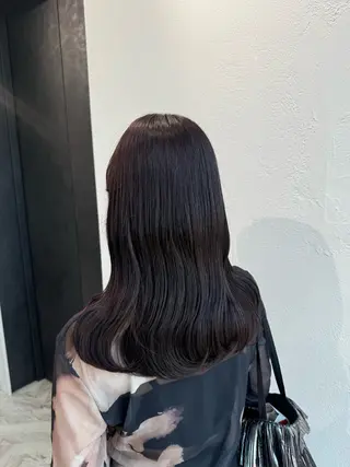 ロング カラー 鈴木 まゆのヘアスタイル
