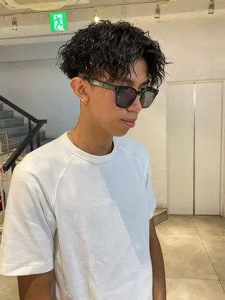 パーマ メンズ 新宿【メンズパーマ】 塩澤太一のヘアスタイル