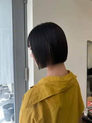 ショート カラー ✨顔まわりカット ✨渋谷人気No.1✨のヘアスタイル