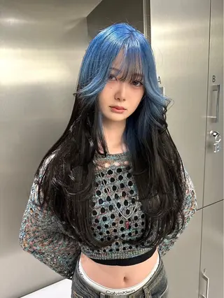 ロング カラー 大阪ハイトーン /MYUUのヘアスタイル