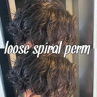 ショート パーマ メンズ パーマ/ダブルカラー ブリーチ⭐️海斗のヘアスタイル