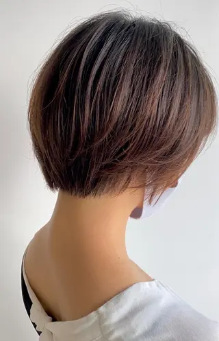 ショート ✨圧倒的満足度◎ 小顔美人ショート✨佃のヘアスタイル