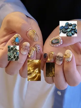 ネイル 3dパーツ/流行り 👧shushu❤️のネイルデザイン