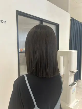 ミディアム カラー Nanami🧸🤍 ワンカラーモデル募集のヘアスタイル