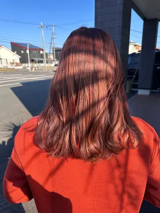 セミロング カラー ☆あつみ☆ soen  天神店のヘアスタイル