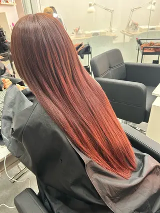 ロング カラー 下妻 カラーエクステ難波のヘアスタイル