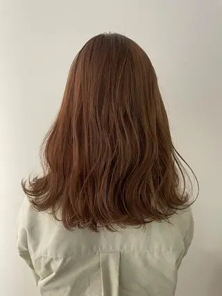 セミロング カラー 奥野 紗弓のヘアスタイル