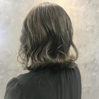 ミディアム 所渉/韓国レイヤー /ウルフカットのヘアスタイル