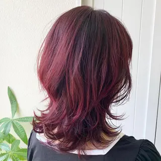 ミディアム カラー 韓国ヘア /男女❄️ 細江 美紅のヘアスタイル