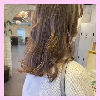 ミディアム カラー🫧アレンジ 🎀REIMIのヘアスタイル