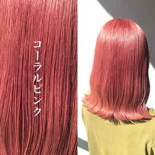 ミディアム カラー ヘアアレンジ 🌈トレンドヘア 🌈WATARU🌈のヘアスタイル