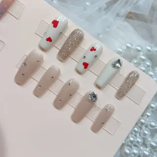 ネイル M🌷nail 長さだし専門店のネイルデザイン