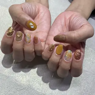 ネイル Amber21.所属・Nagahama Akariのネイルデザイン