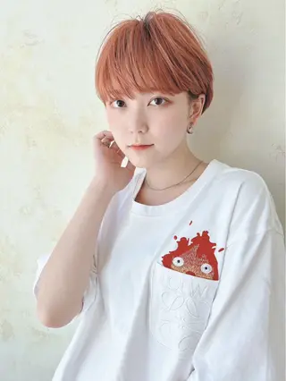 ショート カラー ⭐️ハイトーン/ 骨格カット🍏ころあのヘアスタイル