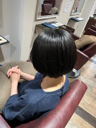 ショート 顔まわり/オフィス カラー/青栁優🔆のヘアスタイル