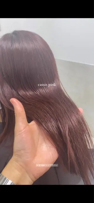 ロング カラー THE DAY所属・AKI HASHIMOTOのヘアスタイル