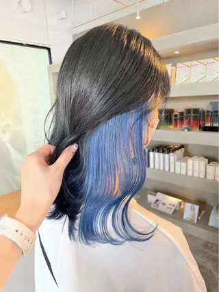ロング カラー ブリーチカラー特化 ✨️永井諒のヘアスタイル