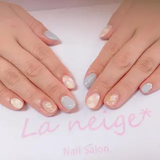 ネイル La neige* yuki 🥯🍑のネイルデザイン