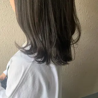 ミディアム カラー chouette/ 根本優希のヘアスタイル