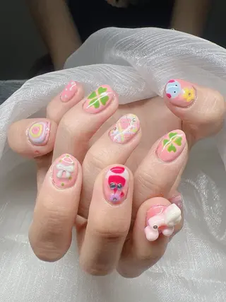 ネイル Lee Nails チップ長さだし専門店のネイルデザイン