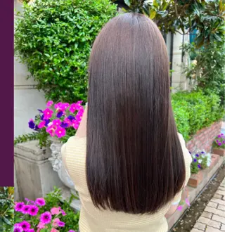 セミロング カラー FAHREN-PURE所属・韓国ヘアカラーパーマ 遠藤のヘアスタイル