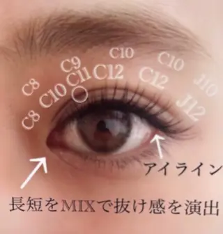 マツエク・マツパ マツエク専門 Angenbelleのマツエク・マツパデザイン