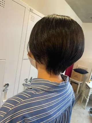 ショート 顔まわりレイヤー/ bob及川亜沙美のヘアスタイル