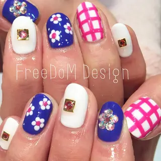 ネイル ＦreeDoＭ   Design所属・W KUMIのネイルデザイン