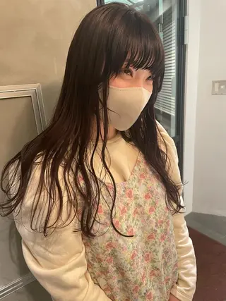 ロング カラー classic 新横浜所属・大人girly🛋️ 🤍yukakoのヘアスタイル