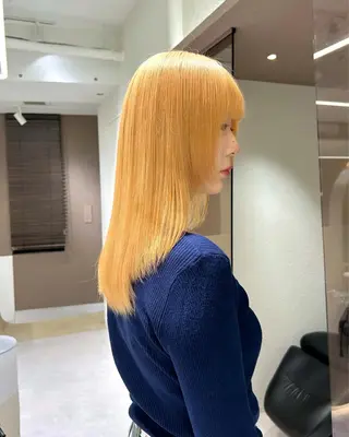 セミロング カラー 🌟透明感カラー🌟 恵比寿/sayuのヘアスタイル