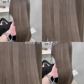 ロング カラー 透明感×艶髪/ 韓国レイヤー／MIOのヘアスタイル