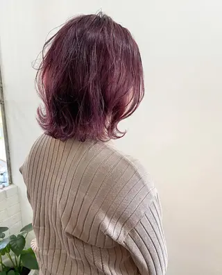 ミディアム カラー フラム所属・WATANABE MISAKIのヘアスタイル