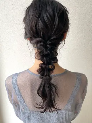 ロング ヘアアレンジ 沢田 瞳のヘアスタイル