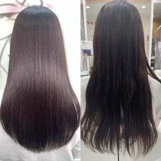 ロング パーマ 髪質改善/縮毛矯正 /ブリーチ矯正/岡部のヘアスタイル