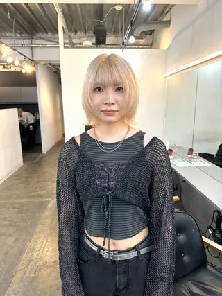 ショート カラー ✂韓国レイヤー 🦋みやび🪽のヘアスタイル