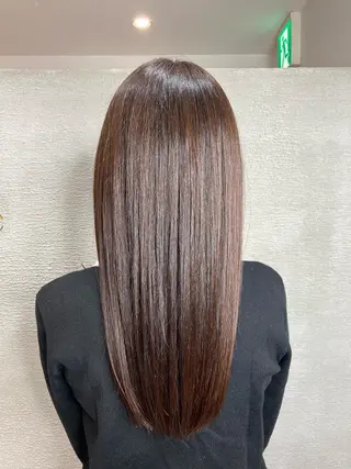 セミロング カラー 豊中/メンズ特化 岡田 龍之介のヘアスタイル