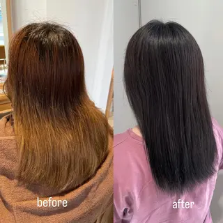 セミロング カラー noa ☪︎のヘアスタイル