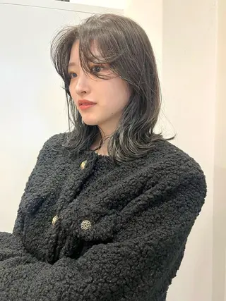 ミディアム カラー keshiki🦋 Nanaのヘアスタイル