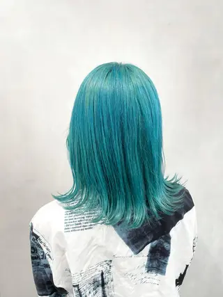 ミディアム カラー 🔷ダブルカラーハイ トーン🔷櫻井走のヘアスタイル